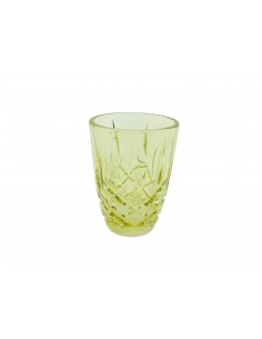 Vaso cristal verde